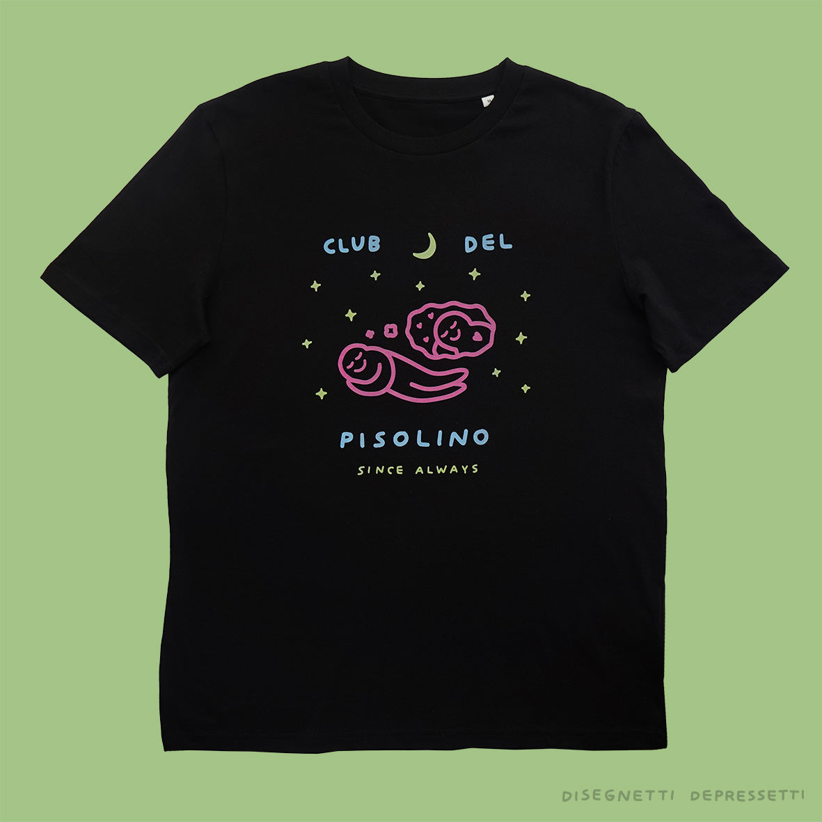 t-shirt club del pisolino