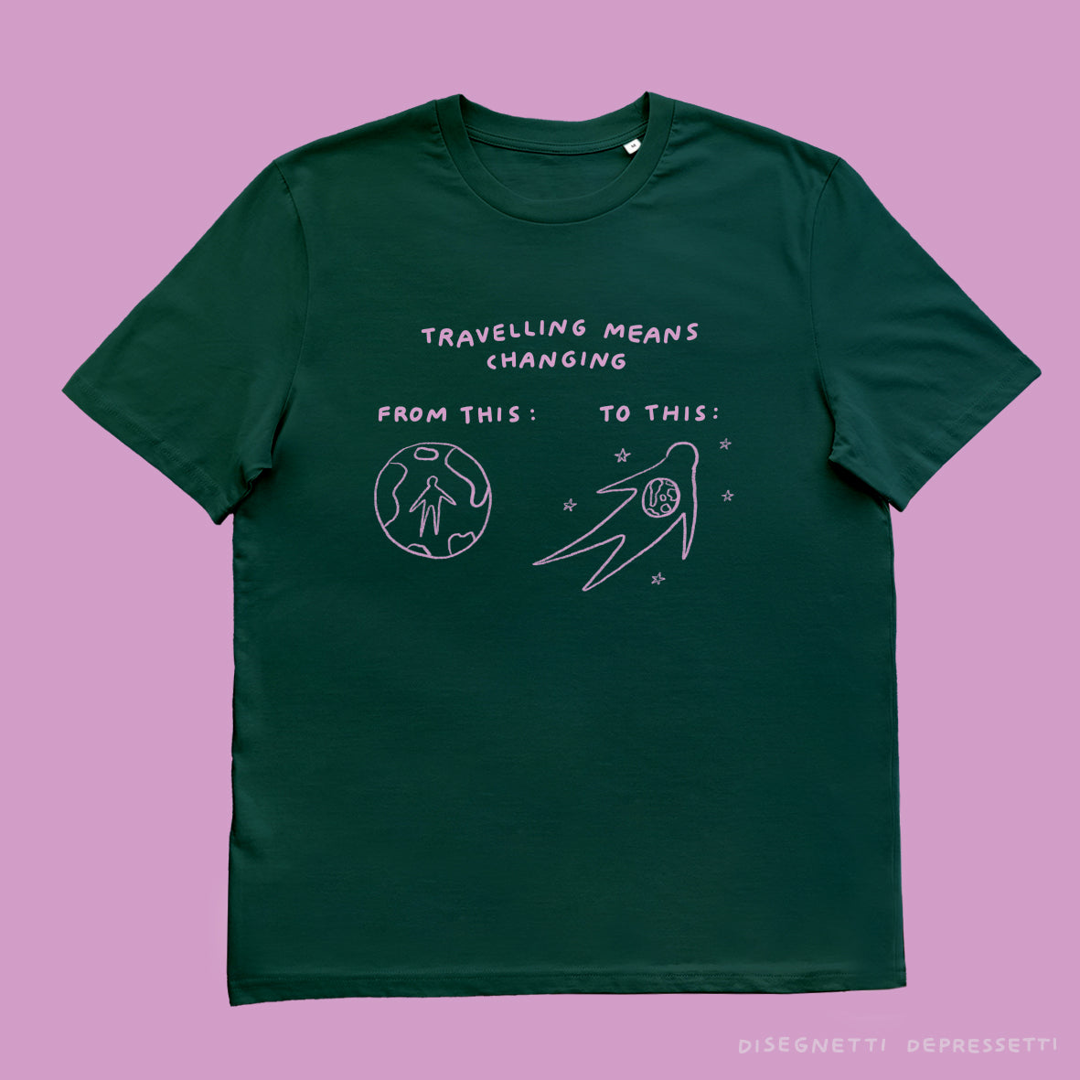 t-shirt travelling