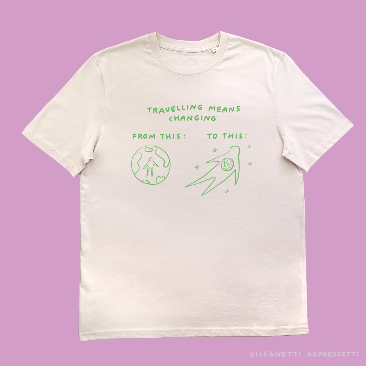 t-shirt travelling