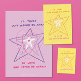 stampa to trust, to love