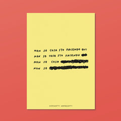 stampa non so cosa sto facendo