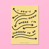 print where to go 