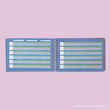 planner settimanale con spirale