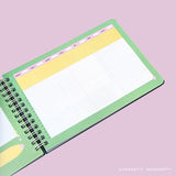 planner settimanale con spirale