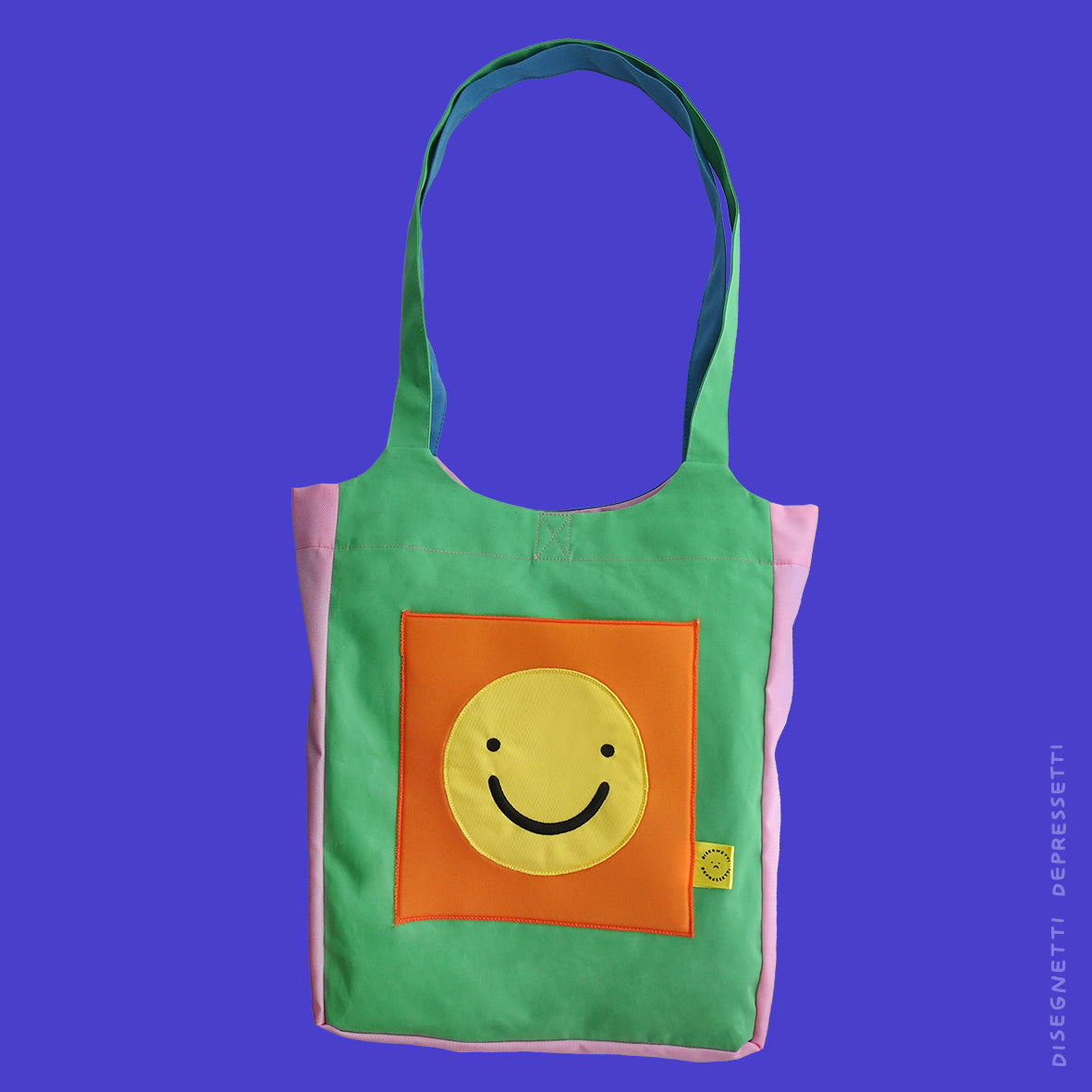 handcrafted bag smile