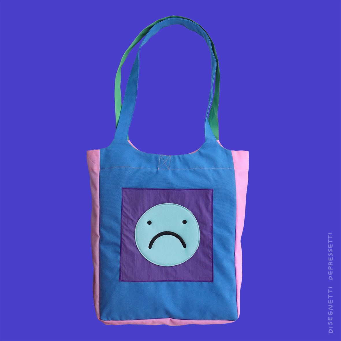 handcrafted bag smile