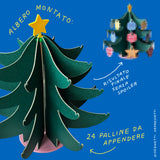 calendario dell'avvento alberello