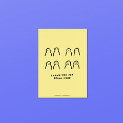 cartolina being here