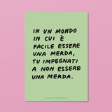 stampa non essere una m