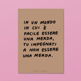 stampa non essere una m