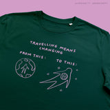 t-shirt travelling