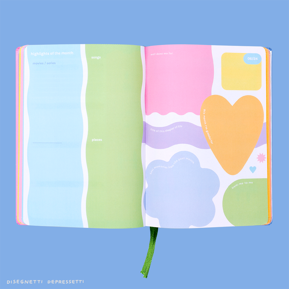 bundle agenda A5 + libretto stickers