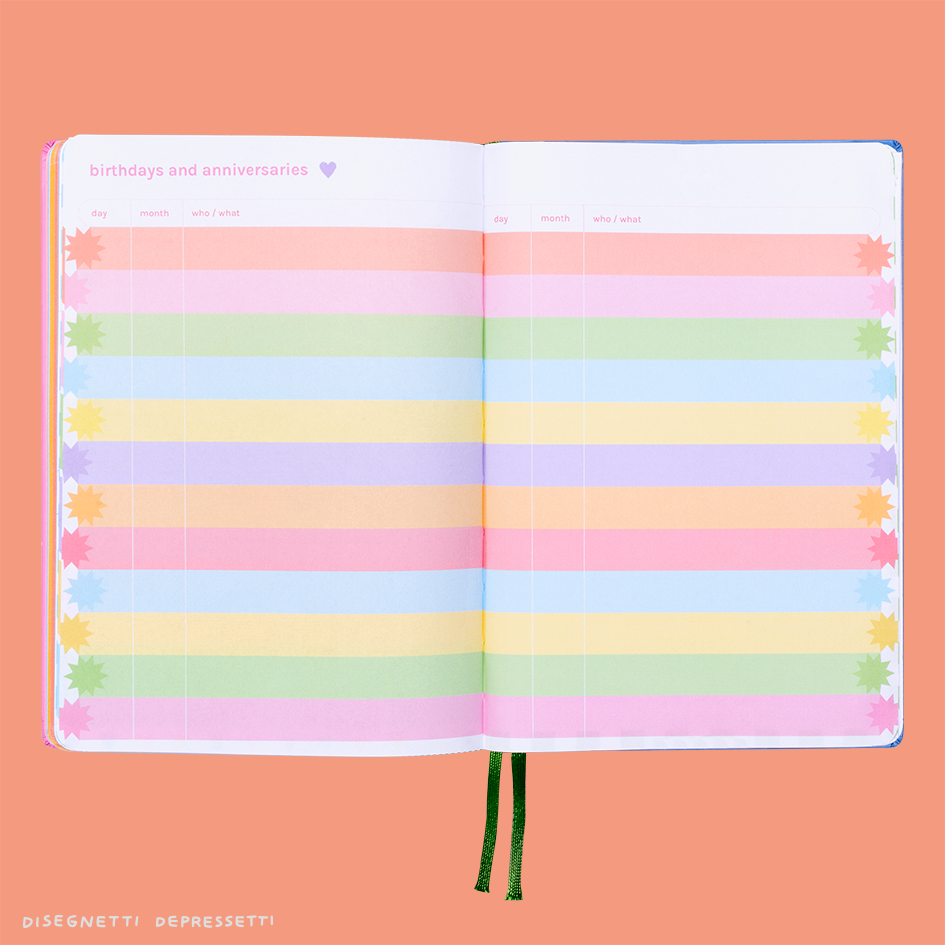 bundle agenda A5 + libretto stickers