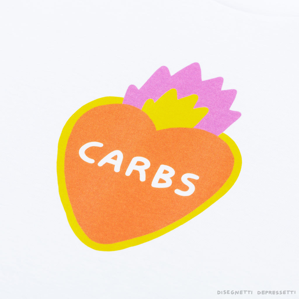 t-shirt: carbs