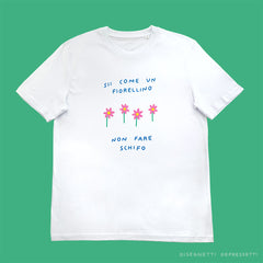 t-shirt fiorellino
