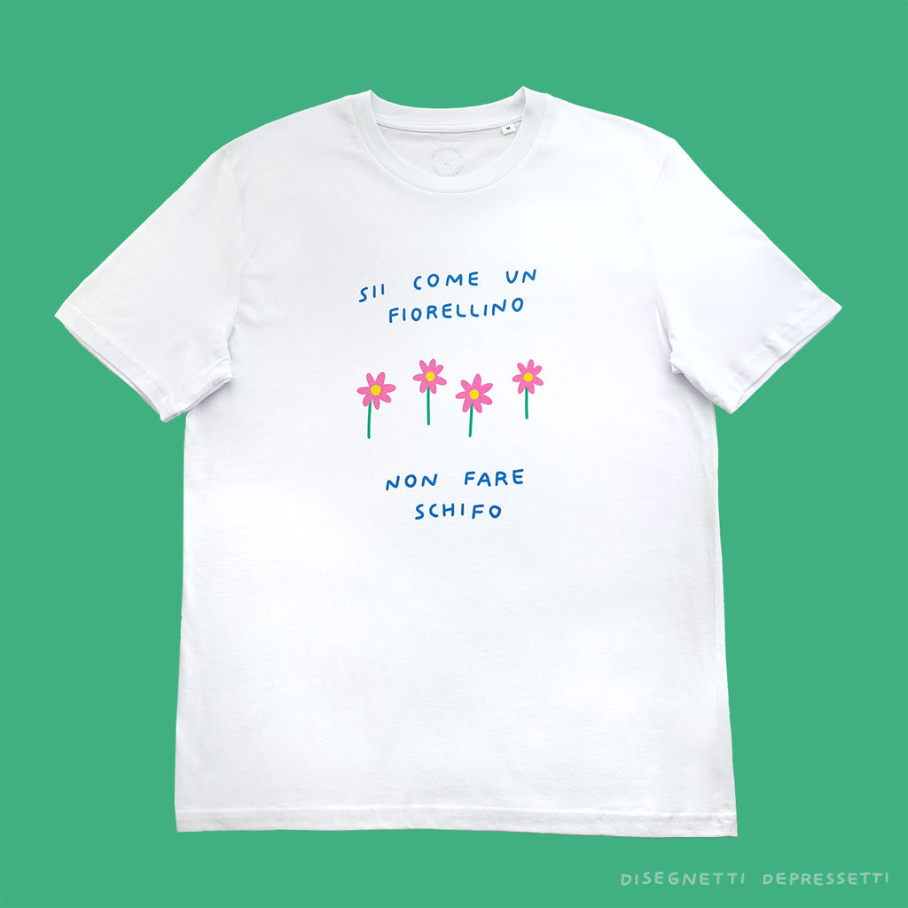 t-shirt fiorellino