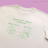 t-shirt travelling