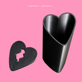 healing heart-shaped vase