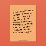 stampa sere d'estate