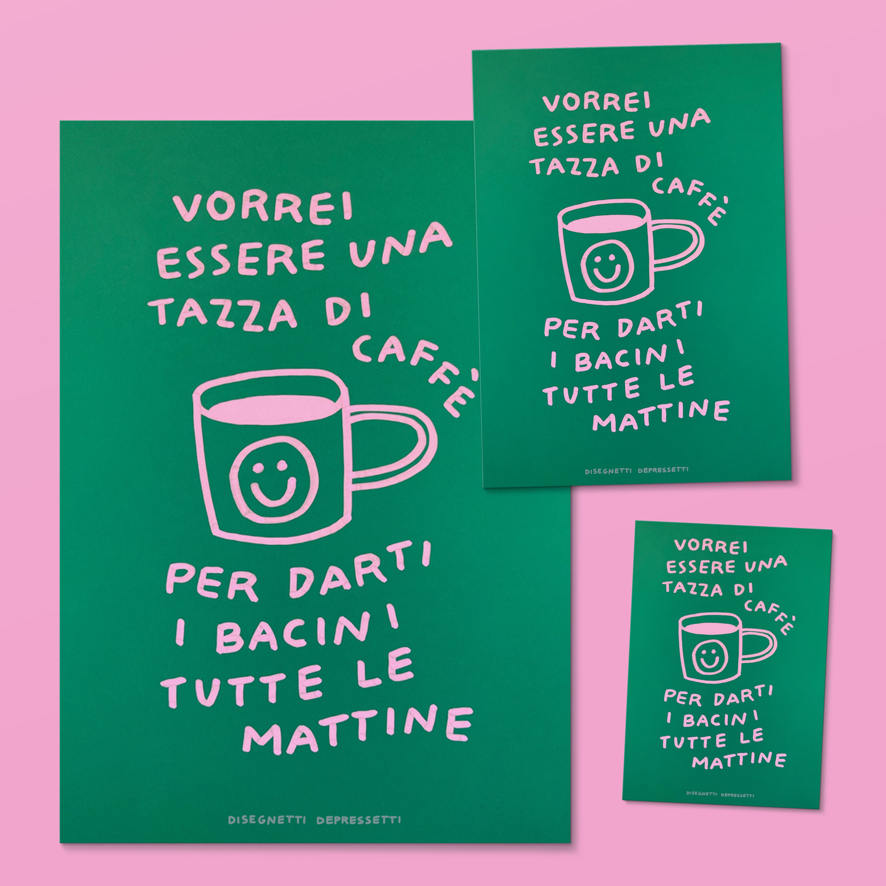 print tazzina di caffè